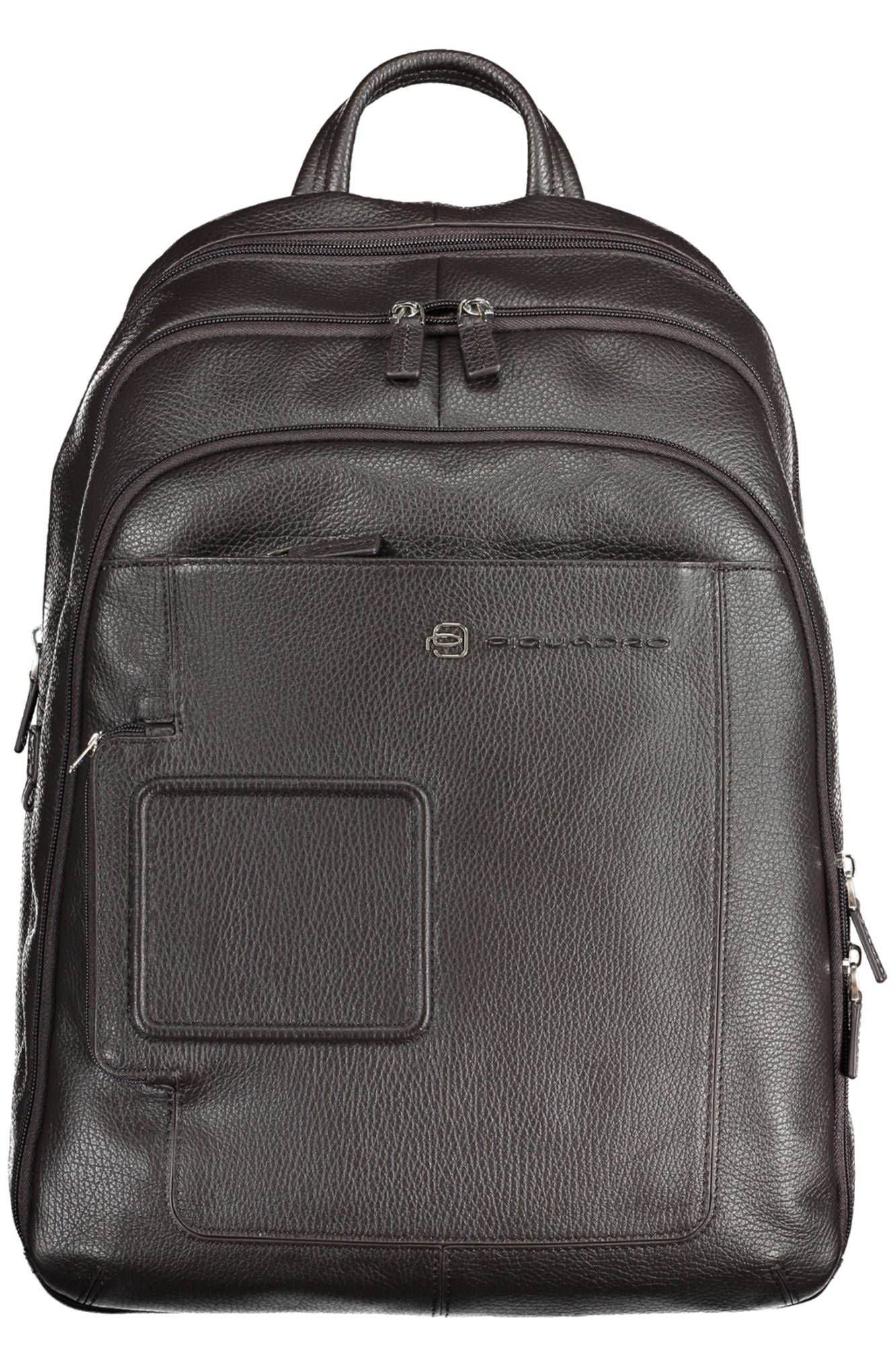 Piquadro Elegant Leather Backpack with Laptop Compartment