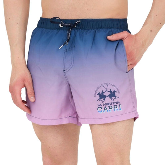 La Martina Dapper Multicolor Men's Boxer Swim Shorts