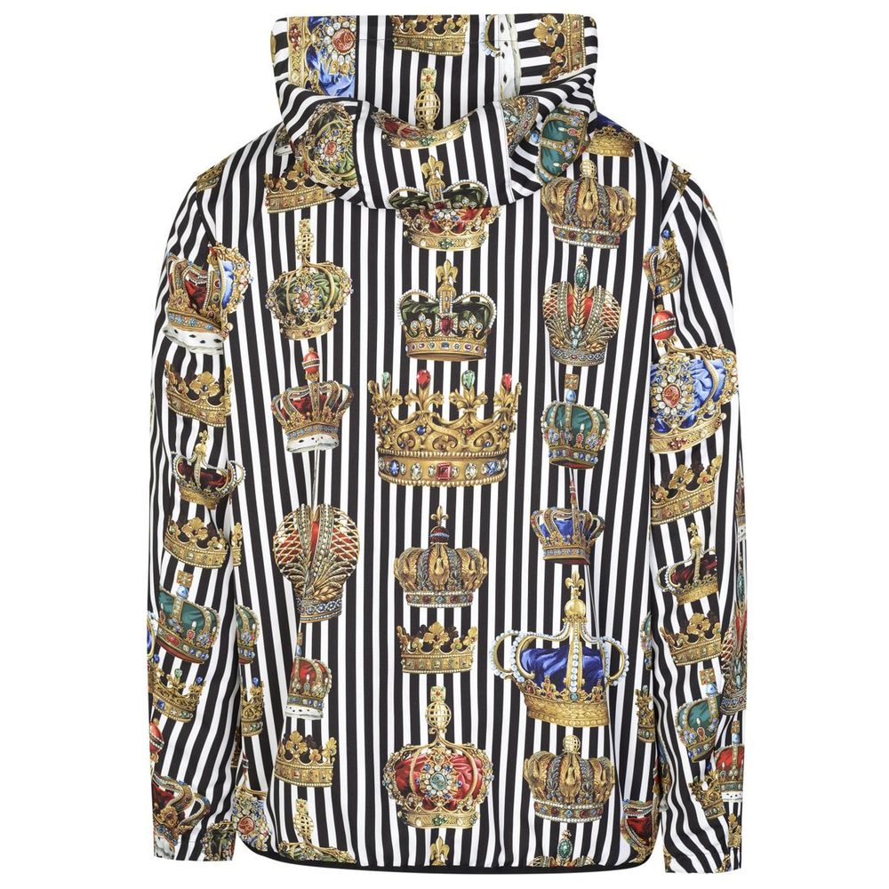 Dolce & Gabbana Multicolor Polyester Jackets & Coat