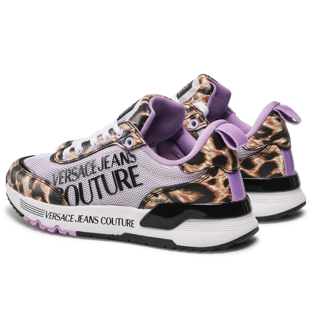 Versace Jeans Purple Polyethylene Sneaker