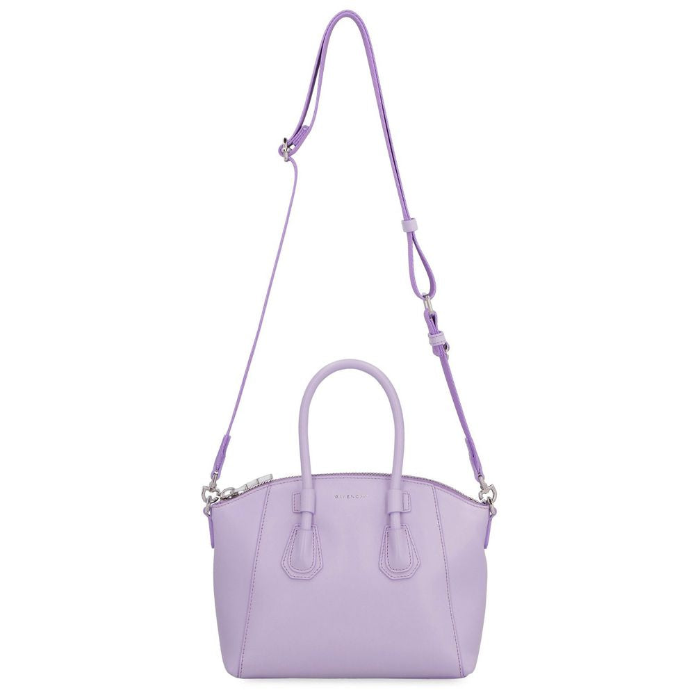 Givenchy Purple Leather Di Calfskin Handbag