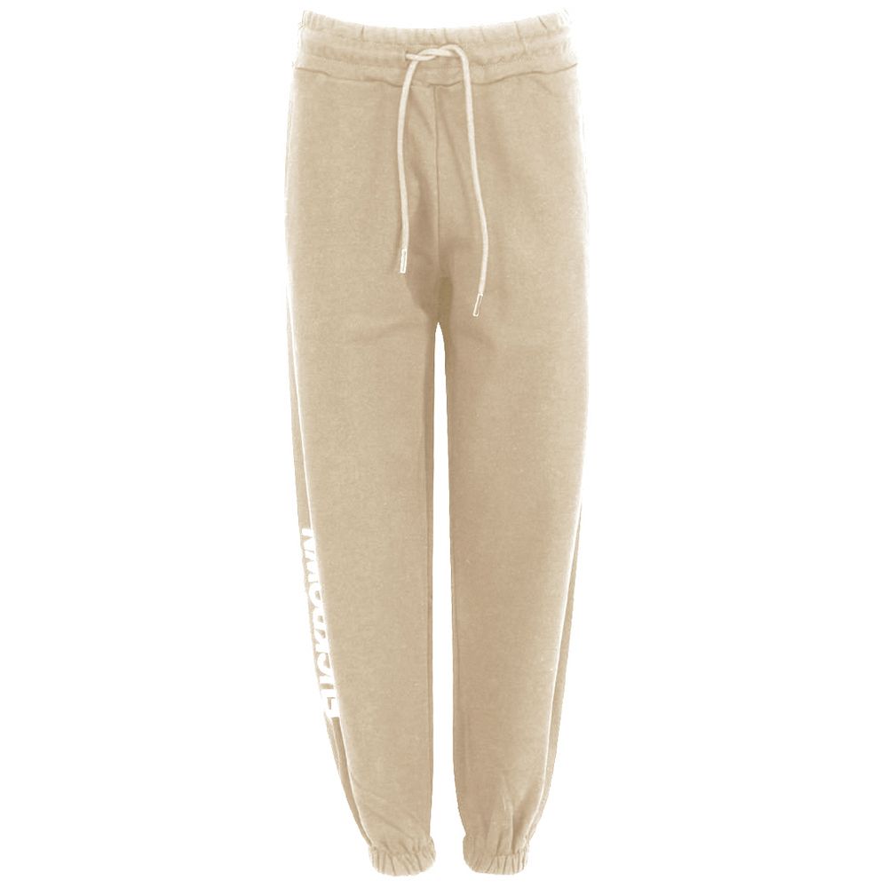 Comme Des Fuckdown Beige Cotton Jeans & Pant