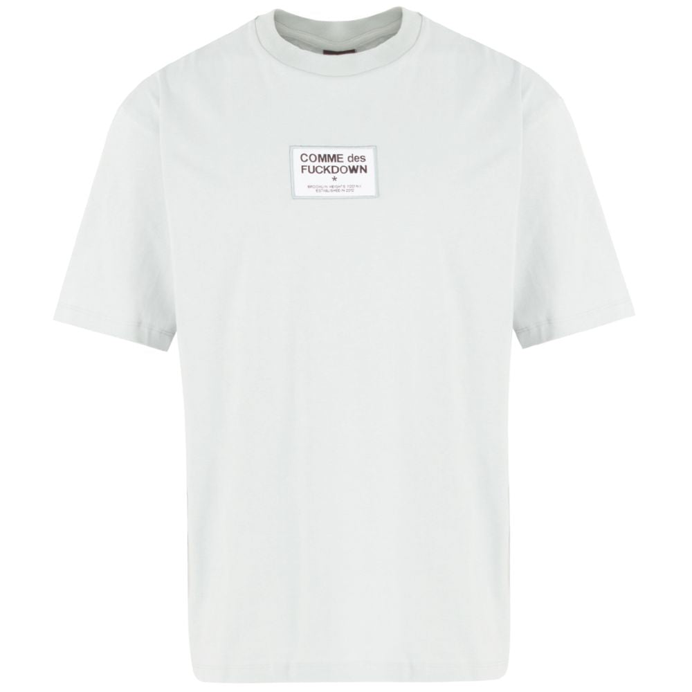 Comme Des Fuckdown White Cotton T-Shirt