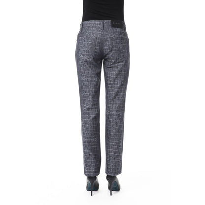 BYBLOS Chic Croc Print Trousers with Pockets