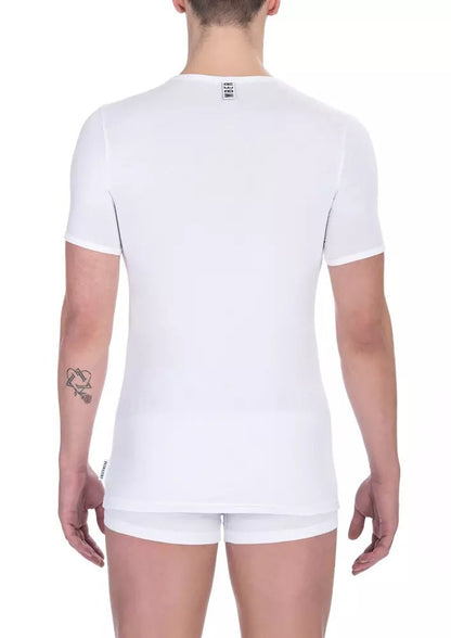 Bikkembergs Elegant Crew Neck Cotton Tee