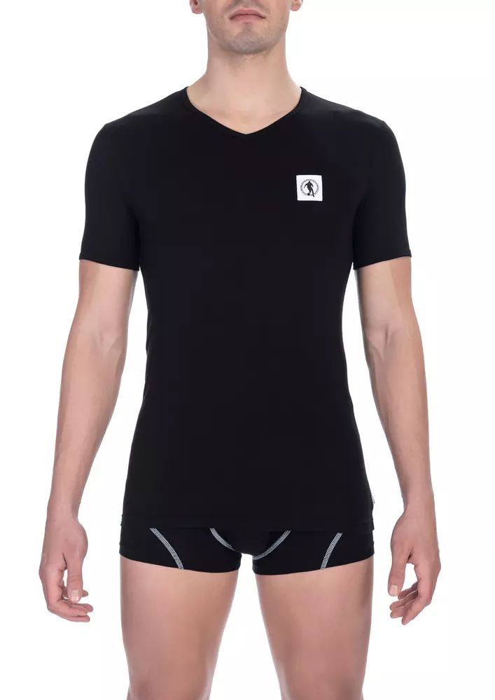 Bikkembergs Sleek V-Neck Dual Pack T-Shirts – Timeless Elegance