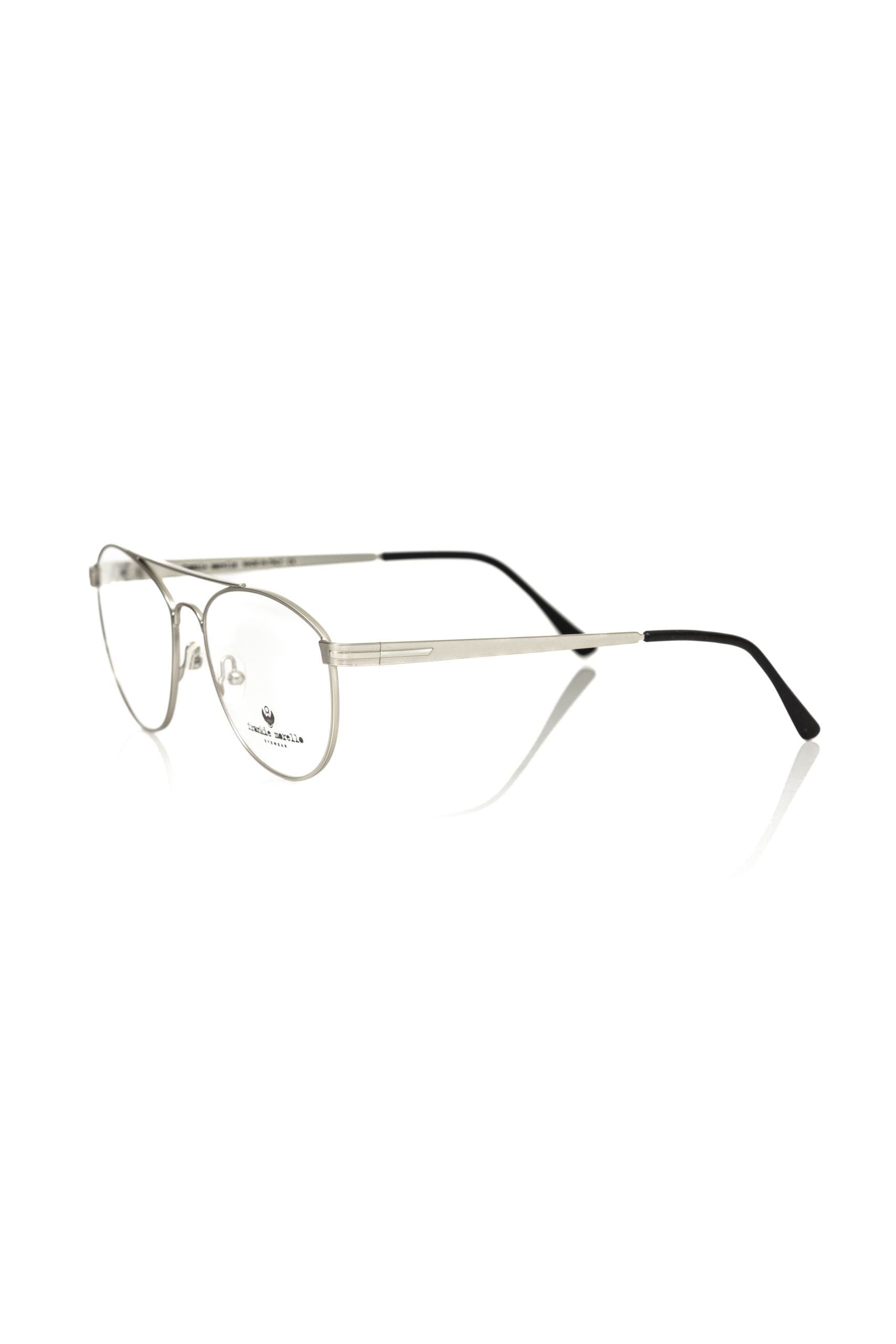 Silver Aviator Eyeglasses by Frankie Morello