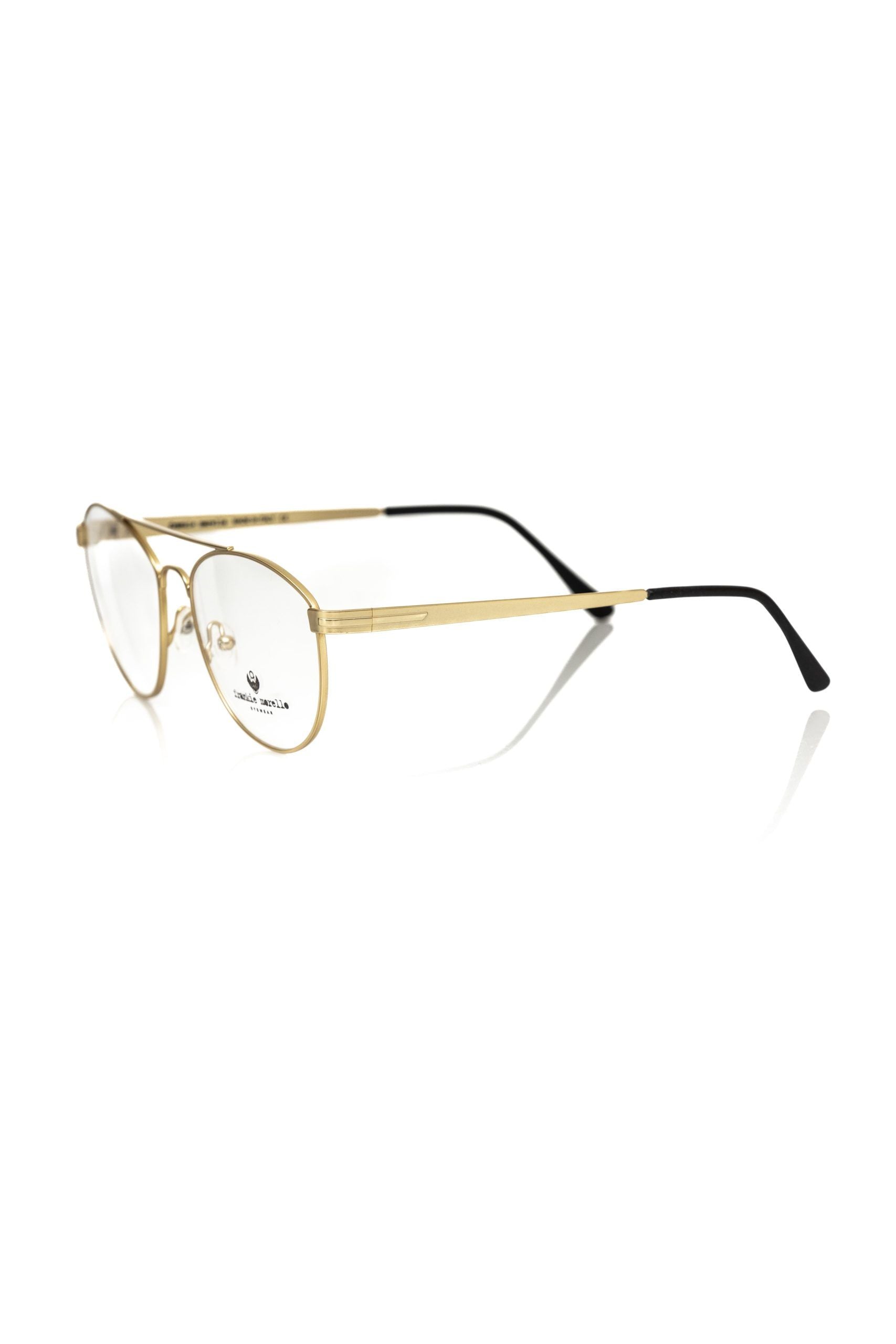 Frankie Morello Aviator Style Metallic Frame Eyeglasses