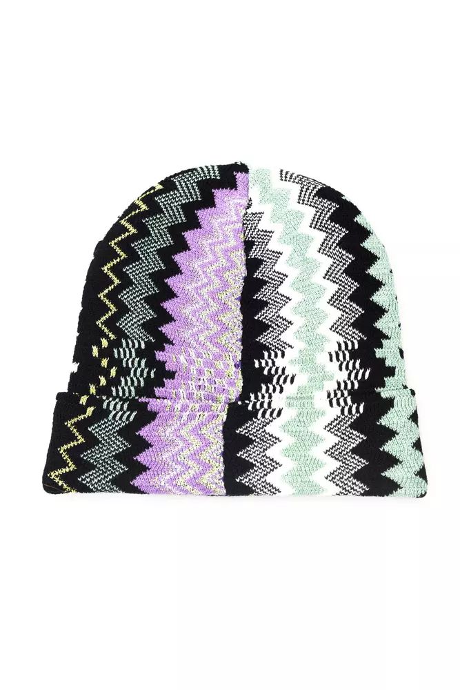 Missoni Geometric Fantasy Multicolor Wool-Blend Hat