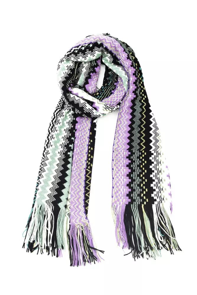 Missoni Geometric Fantasy Fringed Scarf