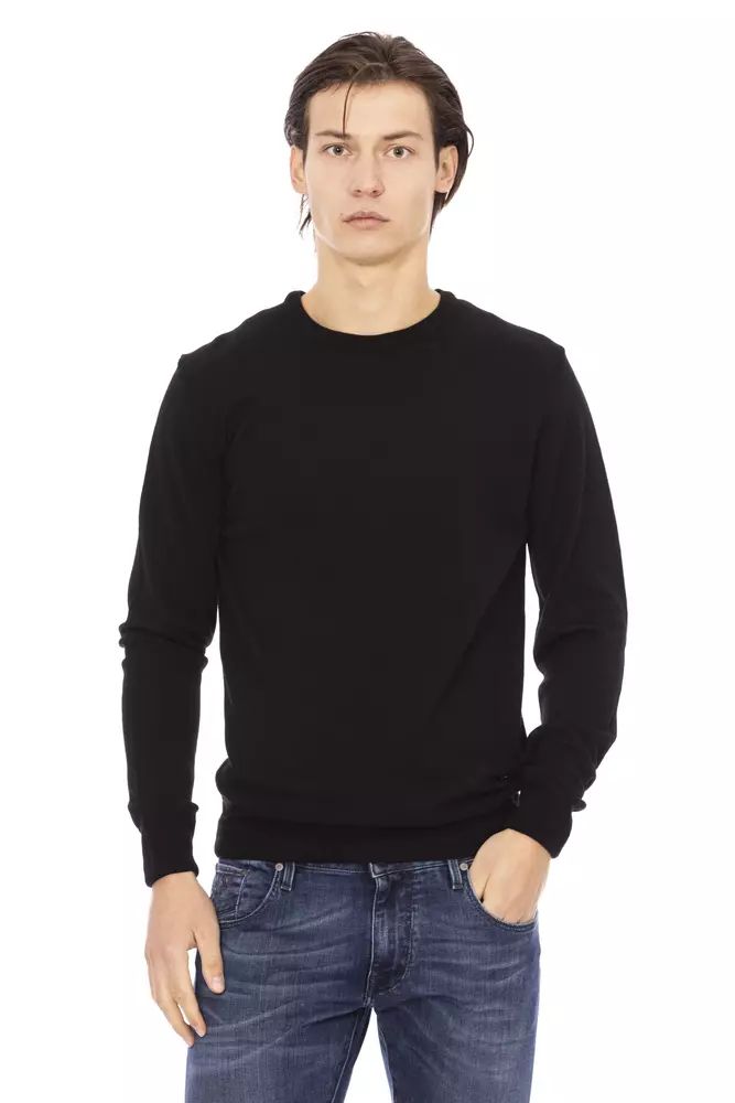 Baldinini Trend Elegant Black Turtleneck Sweater