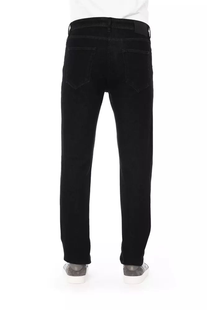 Baldinini Trend Elegant Tricolor Detail Men's Jeans