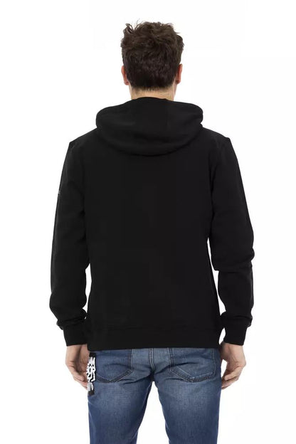 Automobili Lamborghini Sleek Cotton Hoodie with Iconic Sleeve Logo