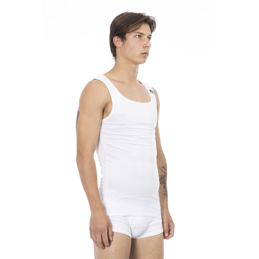 Bikkembergs Sleek Bi-Pack Stretch Cotton Men's Tank Top