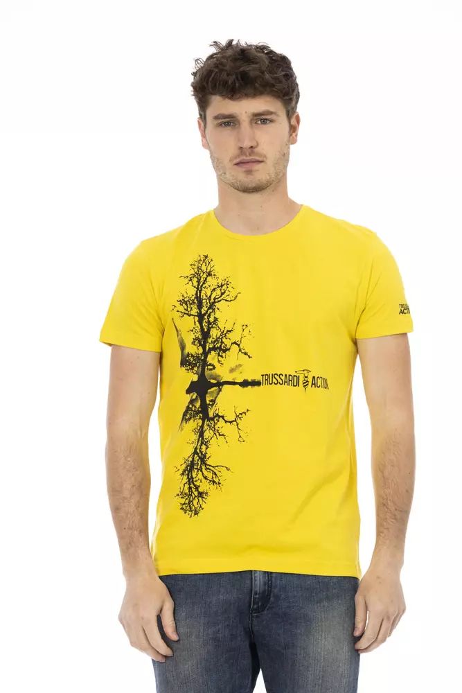 Trussardi Action Sunny Day Casual Chic Cotton Tee