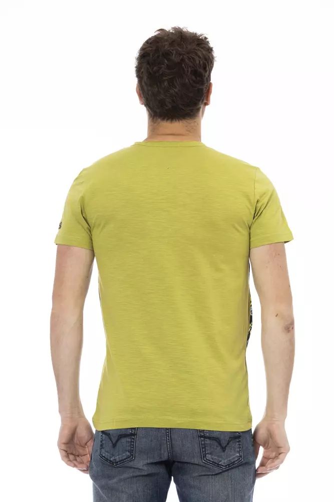 Trussardi Action Emerald Green Short Sleeve Casual Tee