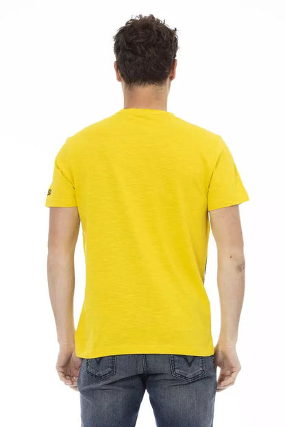 Trussardi Action Sleek Short Sleeve Cotton Blend Tee