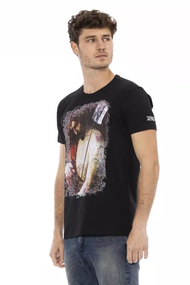 Trussardi Action Elegant Short Sleeve Designer Tee