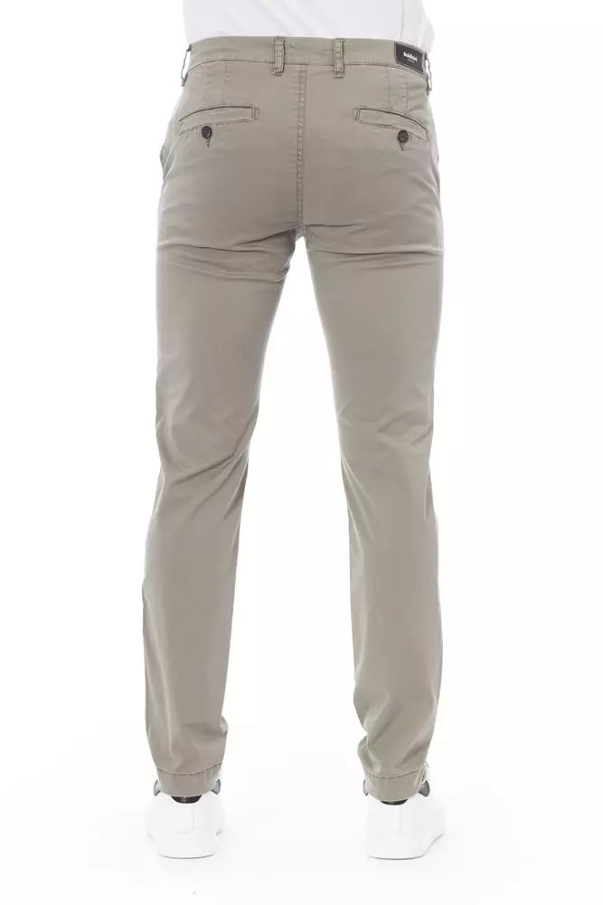 Baldinini Trend Elegant Beige Chino Trousers for Men