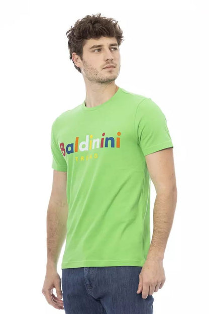 Baldinini Trend Emerald Envy: Chic Round Neck Tee