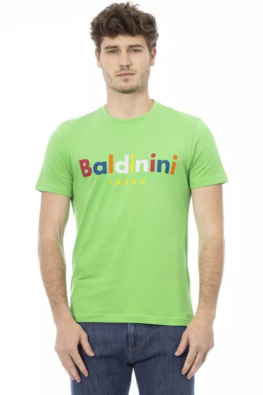 Baldinini Trend Emerald Envy: Chic Round Neck Tee