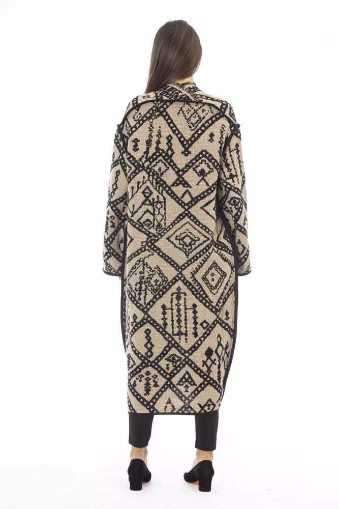 Alpha Studio Scandian Double Jacquard Elegance Coat