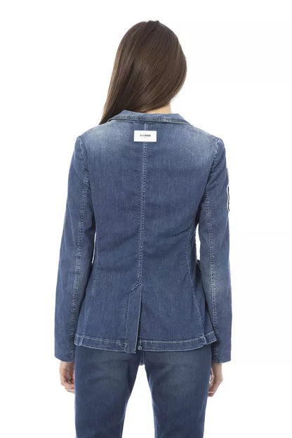 Baldinini Trend Chic Patchwork Denim Jacket