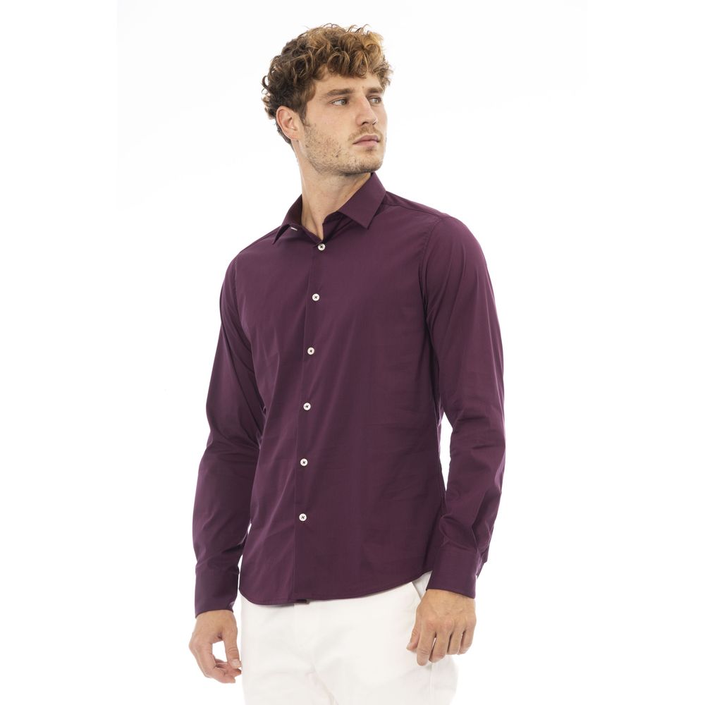 Baldinini Trend Elegant Italian-Crafted Red Shirt for Men