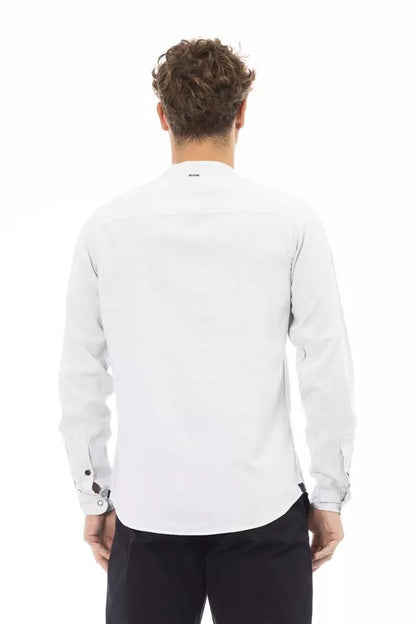 Baldinini Trend Elegant Mandarin Collar Men's Shirt