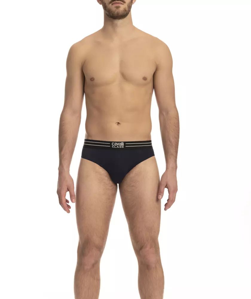 Cavalli Class Elegant Trio Pack of Cotton Blend Briefs