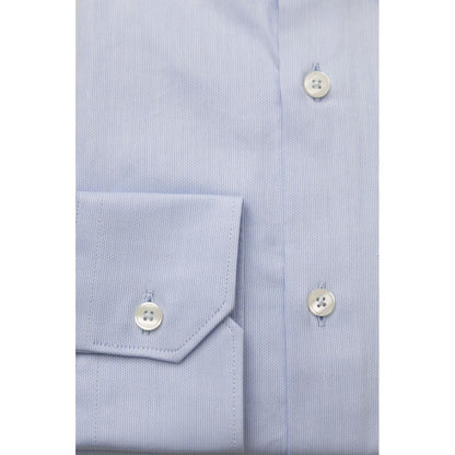 Bagutta Exquisite Light Blue Cotton Shirt