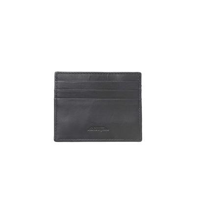 Automobili Lamborghini Elegant Blue Leather Card Holder