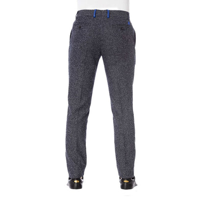 Trussardi Sleek Black Designer Trousers