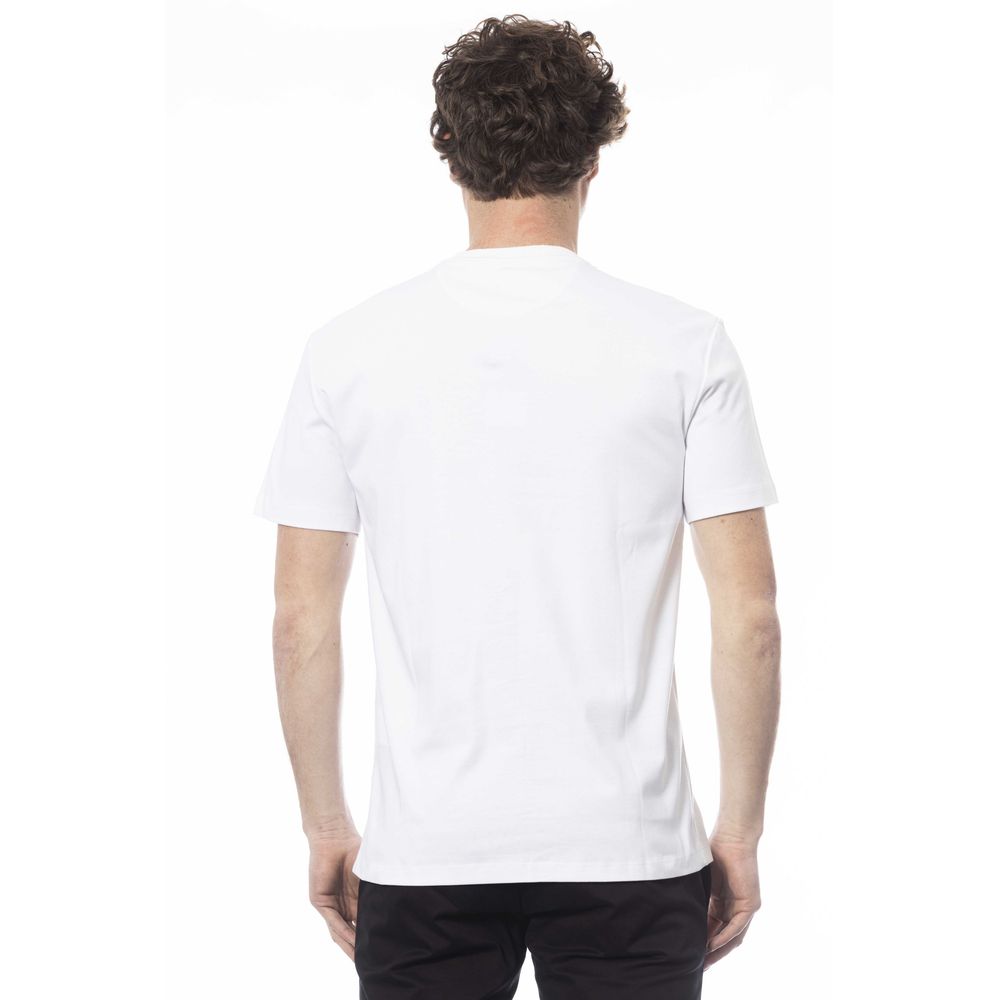 Trussardi Elegant White Cotton Crew Neck Tee