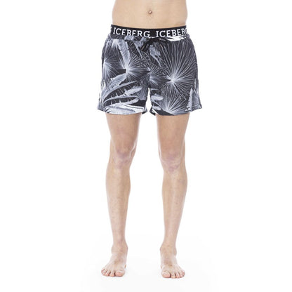 Iceberg Black Polyester Swimwear