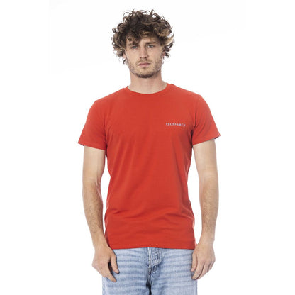 Trussardi Beachwear Red Cotton T-Shirt