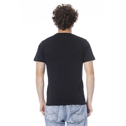 Cavalli Class Black Cotton T-Shirt