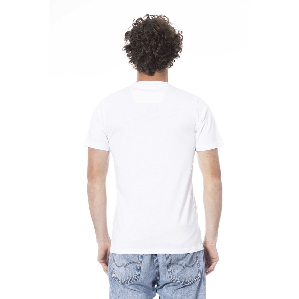 Cavalli Class White Cotton T-Shirt