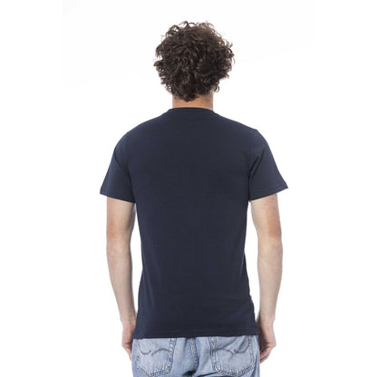 Cavalli Class Blue Cotton T-Shirt