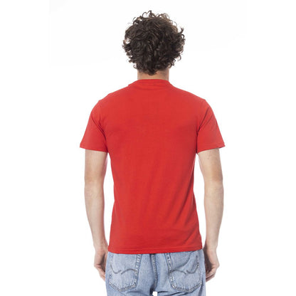 Cavalli Class Red Cotton T-Shirt