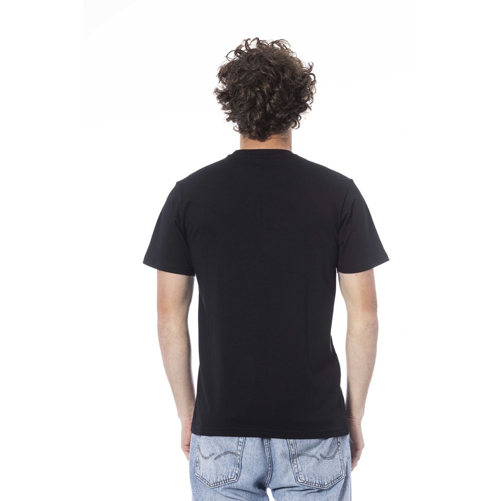 Cavalli Class Black Cotton T-Shirt