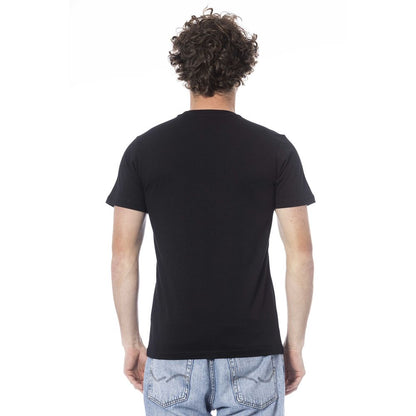 Cavalli Class Black Cotton T-Shirt