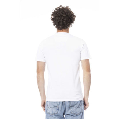 Cavalli Class White Cotton T-Shirt