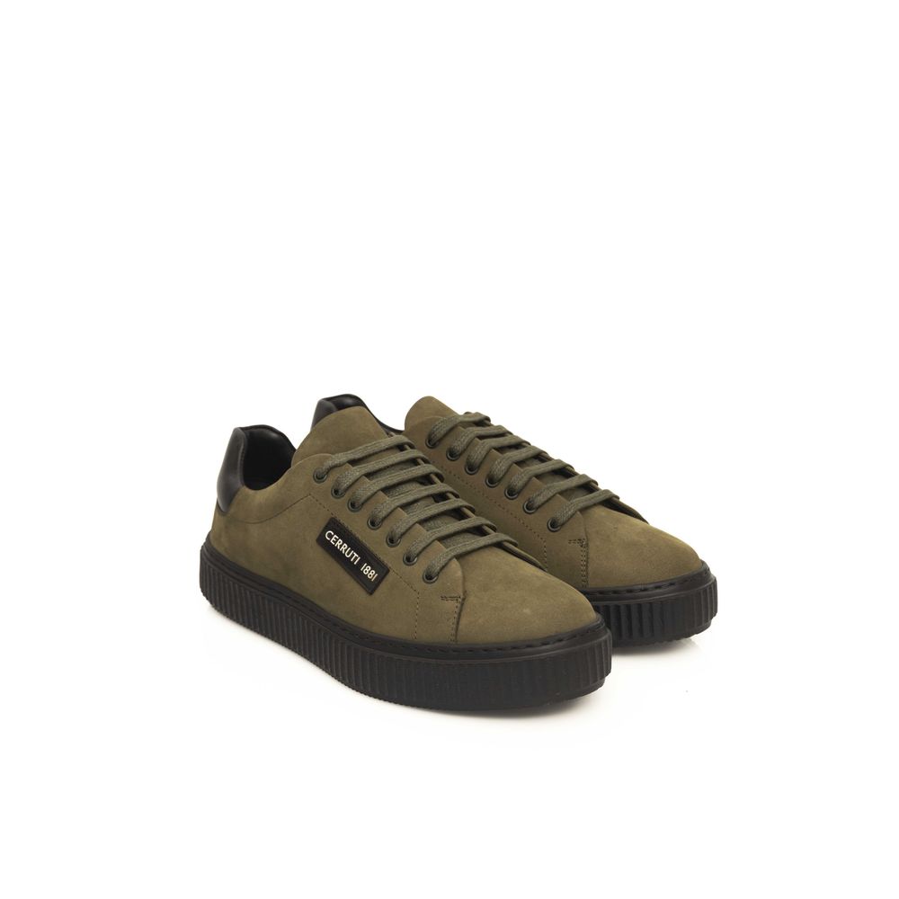 Cerruti 1881 Green COW Leather Sneaker