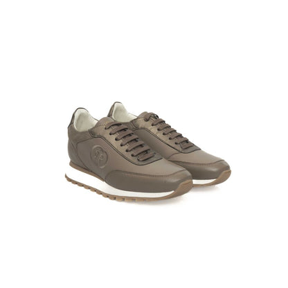 Cerruti 1881 Beige COW Leather Sneaker