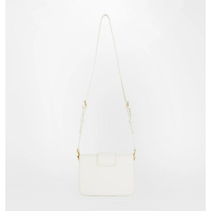 Chiara Ferragni White Fabric Crossbody Bag