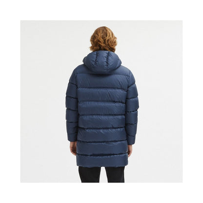 Centogrammi Elegant Blue Hooded Jacket