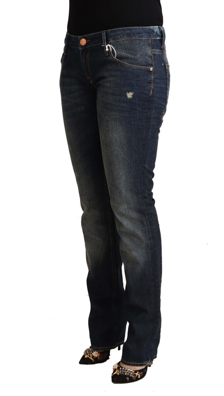 Acht Chic Low Waist Skinny Denim Jeans