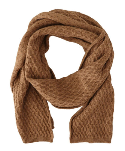 Dolce & Gabbana Elegant Dark Brown Knitted Scarf