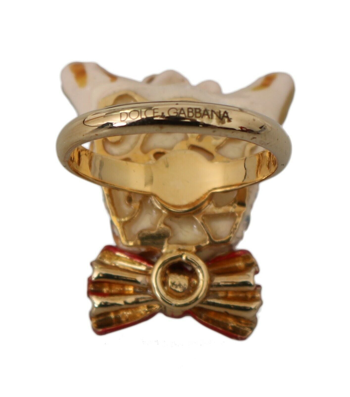 Dolce & Gabbana Elegant Canine Charm Women's Ring